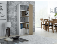 Univerzálny regál Paco - biela / latte