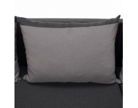 Rohová sedačka s rozkladom Pagi Roh Uni L/P - sivá / svetlosivá