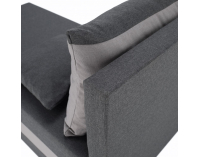 Rohová sedačka s rozkladom Pagi Roh Uni L/P - sivá / svetlosivá