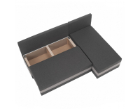 Rohová sedačka s rozkladom Pagi Roh Uni L/P - sivá / svetlosivá