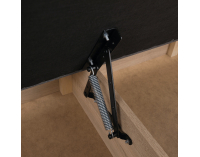 Jednolôžková posteľ (váľanda) s úložným priestorom Pamir - dub sonoma / sivá