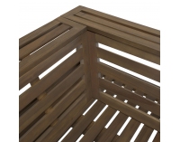 Záhradný nábytok Parag - hnedá / tmavosivá