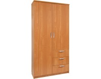 Šatníková skriňa Paris 100/60 2D - jelša