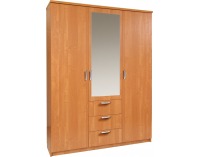 Šatníková skriňa Paris 150/40 3D - jelša