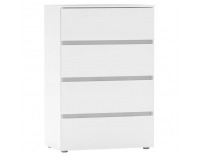 Zásuvková komoda Parmad - biela