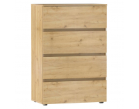 Zásuvková komoda Parmad - dub artisan