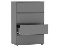 Zásuvková komoda Parmad - grafit