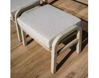 Záhradný nábytok Parven - béžová / prírodná patina