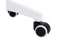 Kancelárske kreslo Pastura - ružová / biela