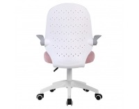 Kancelárske kreslo Pastura - ružová / biela