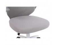 Kancelárske kreslo Pastura - sivá / biela