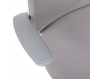 Kancelárske kreslo Pastura - sivá / biela