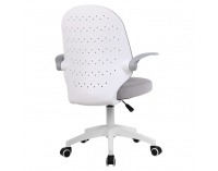 Kancelárske kreslo Pastura - sivá / biela