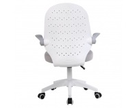 Kancelárske kreslo Pastura - sivá / biela