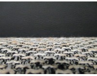 Rohová sedačka U s rozkladom a úložným priestorom Pauline SR - armada PU čierna / lucy 1 sivá