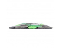 Koberec Pebble Typ 1 70x210 cm - zelená / sivá / čierna