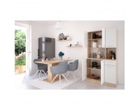 Šesťdverový kredenc Pelion New - dub sonoma / biela