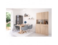 Šesťdverový kredenc Pelion New - dub sonoma