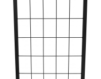 Záhradná oblúková pergola na kvety Perisa - čierna