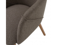 Jedálenské kreslo Petrus - hnedá / buk