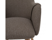 Jedálenské kreslo Petrus - hnedá / buk