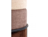 Taburetka Picolo - hnedá / čierna