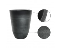 Plastový kvetináč Piedor - sivý melír