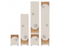 Vertikálny regál Piga 1D - kašmír / dub craft zlatý / sivá