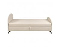 Čalúnená jednolôžková posteľ (váľanda) Pigo - béžová