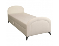 Čalúnená jednolôžková posteľ (váľanda) Pigo - béžová