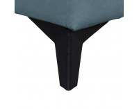 Čalúnená jednolôžková posteľ (váľanda) Pigo - modrá