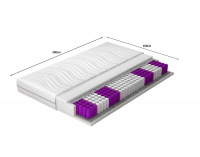 Obojstranný taštičkový matrac Pineta 120 120x200 cm