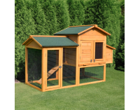 Kurník pre sliepky Pipon - hnedá / zelená