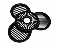 Kaskádový stohovateľný kvetináč (6 ks) Pixelt - biela