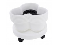 Kaskádový stohovateľný kvetináč (6 ks) Pixelt - biela