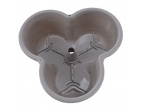 Kaskádový stohovateľný kvetináč (6 ks) Pixelt - sivá