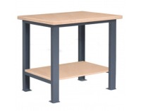 Pracovný stôl s jednou policou PL01L/PL760 - grafit