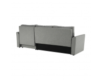 Rohová sedačka s rozkladom a úložným priestorom Play L/P - sivá