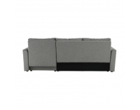 Rohová sedačka s rozkladom a úložným priestorom Play L/P - sivá