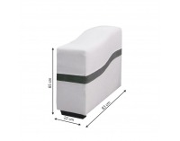 Podrúčka Oregon BOK P - biela / sivá