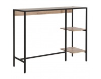 Barový set Pohos 1+2 - dub / čierna