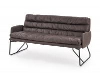 Pohovka Fassi XL - tmavosivá / čierna