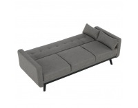 Rozkladacia pohovka Arkadia - sivá / čierna