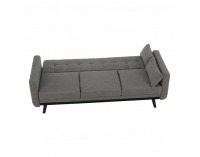 Rozkladacia pohovka Arkadia - sivá / čierna