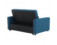 Rozkladacia pohovka Frenka Big Bed - tyrkysová