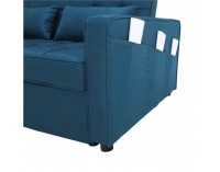 Rozkladacia pohovka Frenka Big Bed - tyrkysová