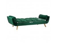 Rozkladacia pohovka Kaprera - smaragdová / buk