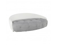 Pohovka Vildan - sivá / biela / tyrkysová