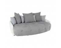 Pohovka Vildan - sivá / biela