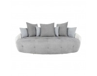 Pohovka Vildan - sivá / biela